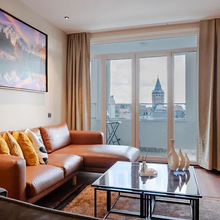 Apartment Galata Tower View With Balcony And Elevator *